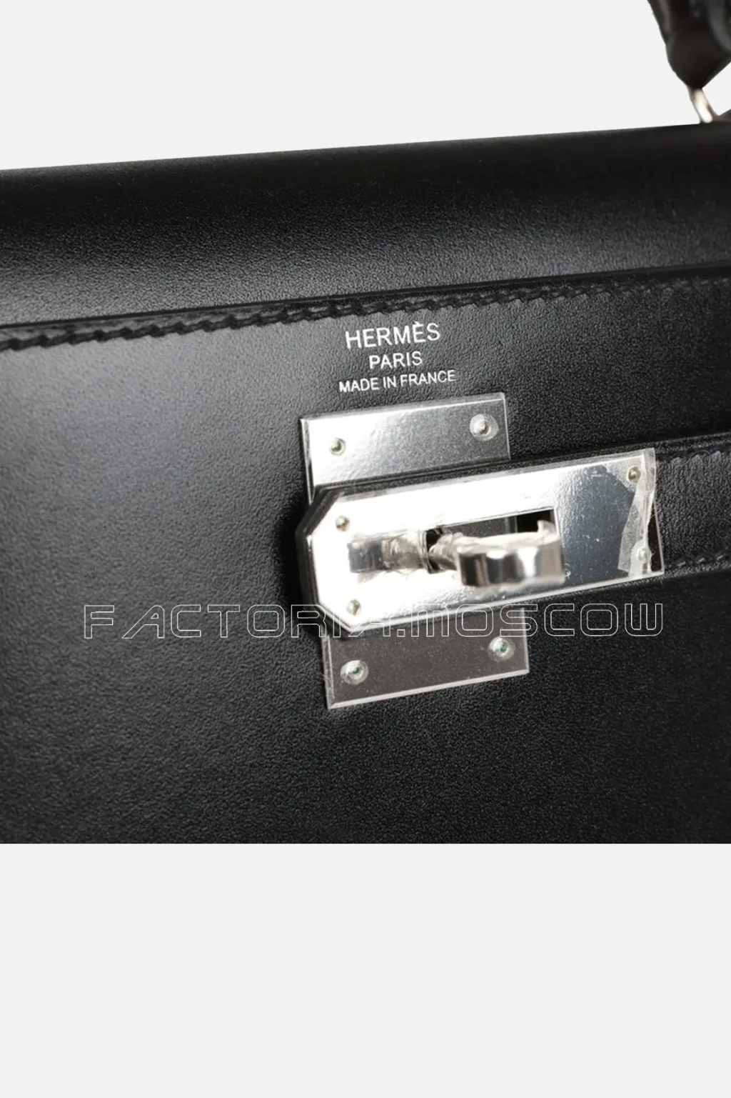 Hermès Kelly Sellier 28 Black Box PHW