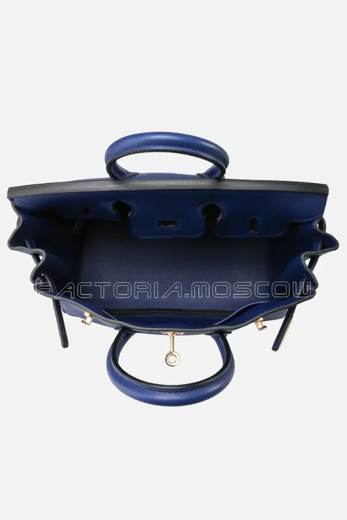 Hermes Birkin 25 Bleu Saphir Swift GHW