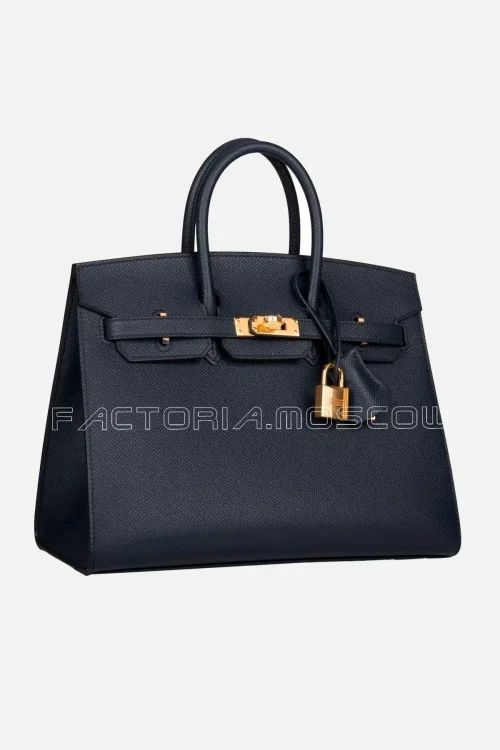 Hermès Birkin 25 Sellier Bleu Indigo Epsom GHW