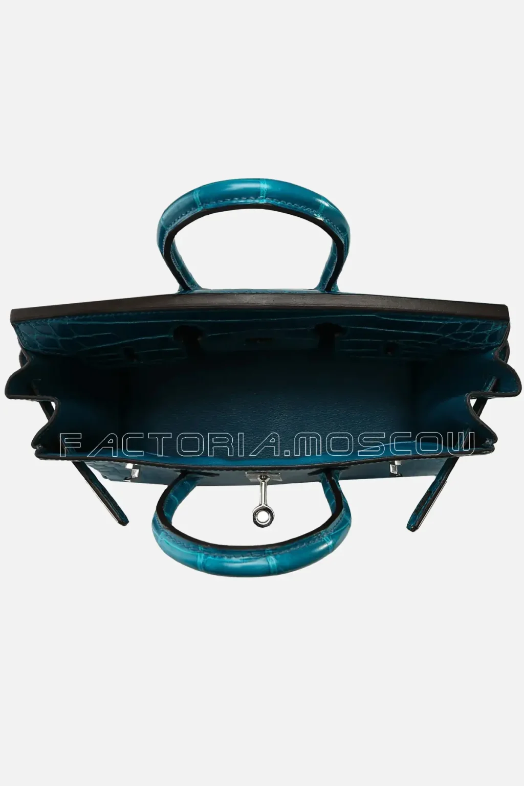 Hermes Birkin 25 Shiny Niloticus Colour Bleu Izmir PHW