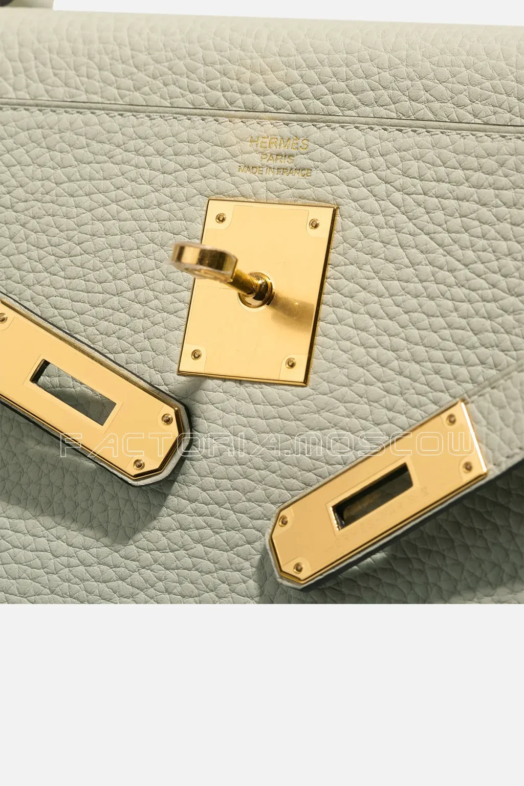 Hermès Kelly Retourne 28 Taurillon Clémence Colur Gris Neve GHW