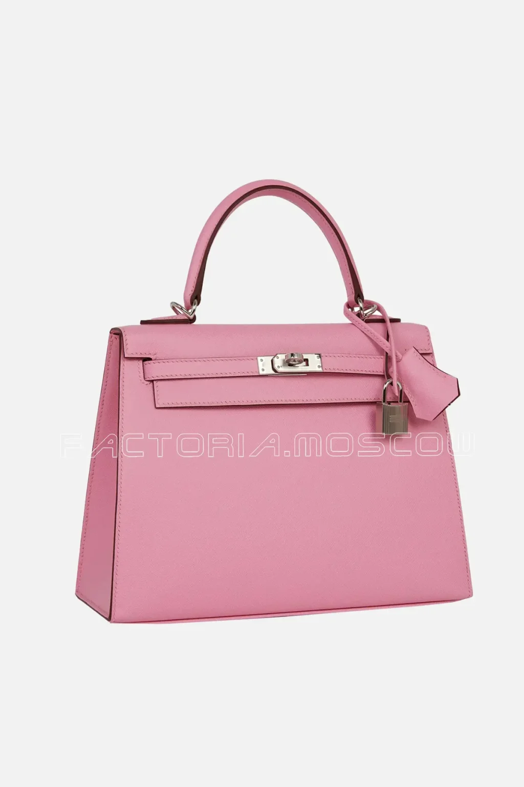 Hermès Kelly Sellier 25 Pink Verso Madame PHW