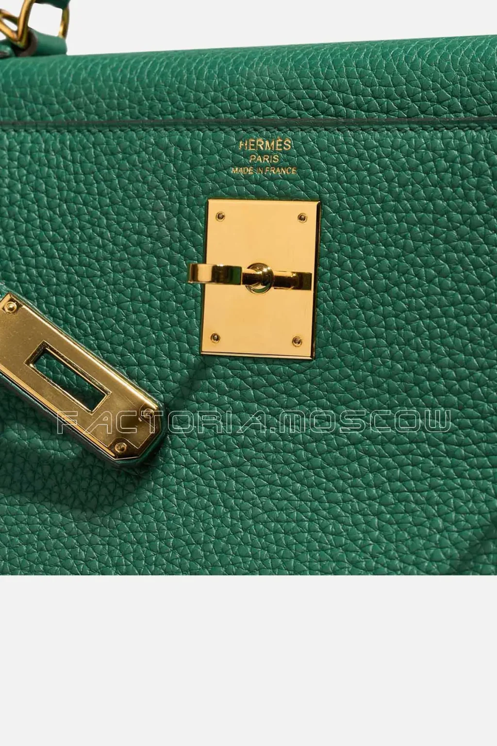 Hermès Kelly Retourne 28 Togo Colour Vert Vertigo GHW