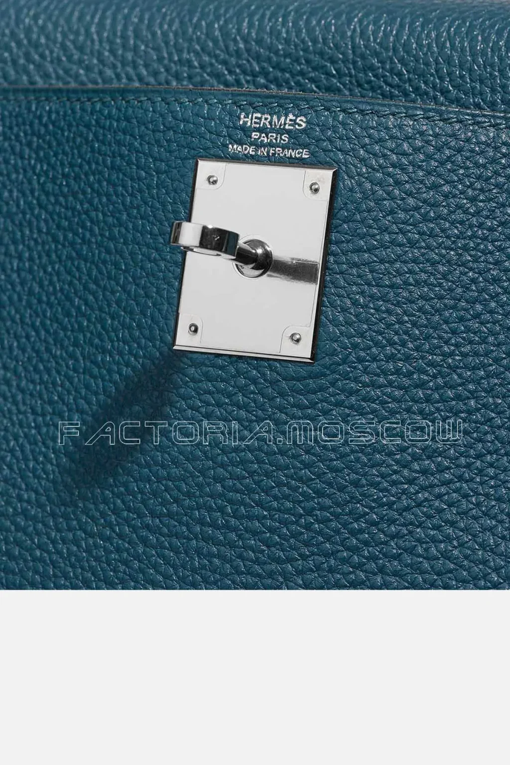 Hermès Kelly Retourne 28 Togo Colour Blue Colvert PHW