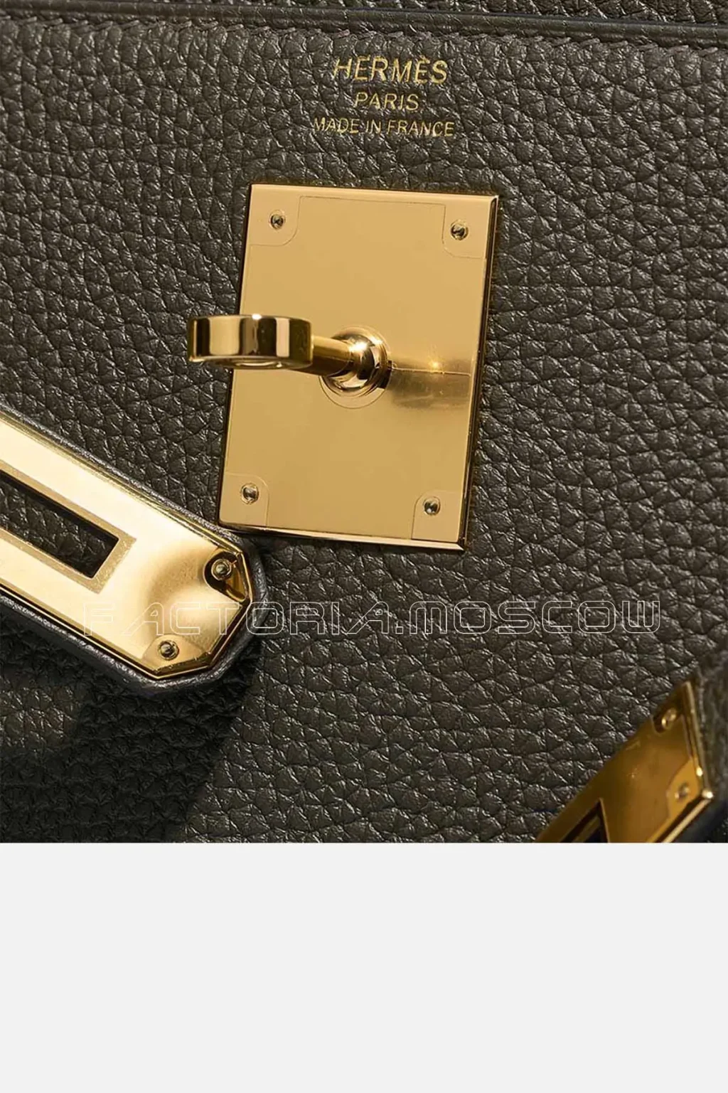 Hermès Kelly Retourne 28 Togo Colour Vert De Gris GHW