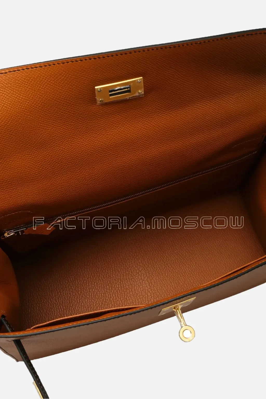 Hermes HSS Kelly Sellier 32 Epsom Colour Toffee & Noir GHW