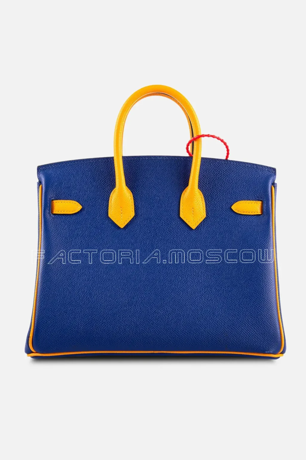 Hermes HSS Birkin 25 Jaune D’or & Blue Electric Epsom Brushed PHW
