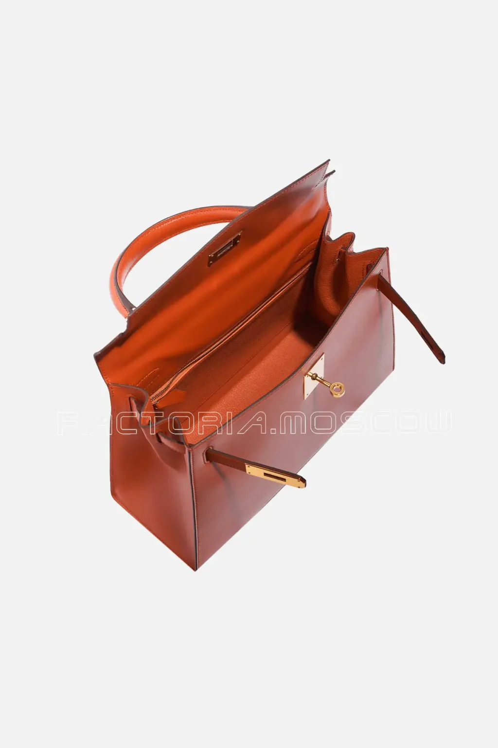 Hermès Kelly Sellier 28 Tadelakt Colour Terre Battue GHW
