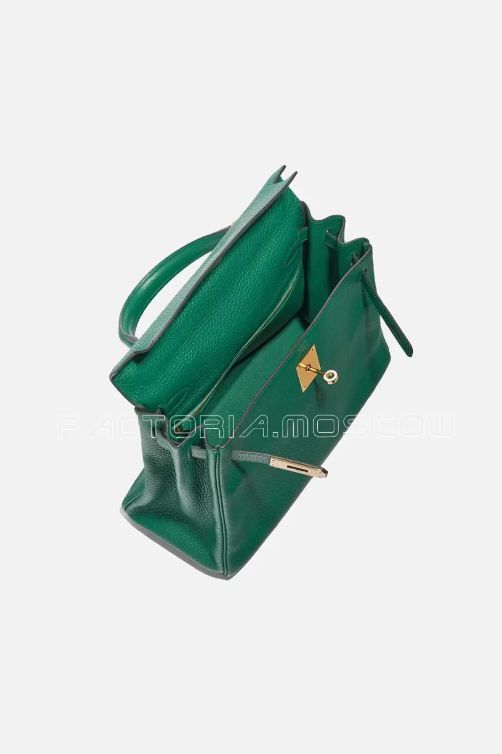 Hermès Kelly Retourne 28 Togo Colour Vert Menthe GHW