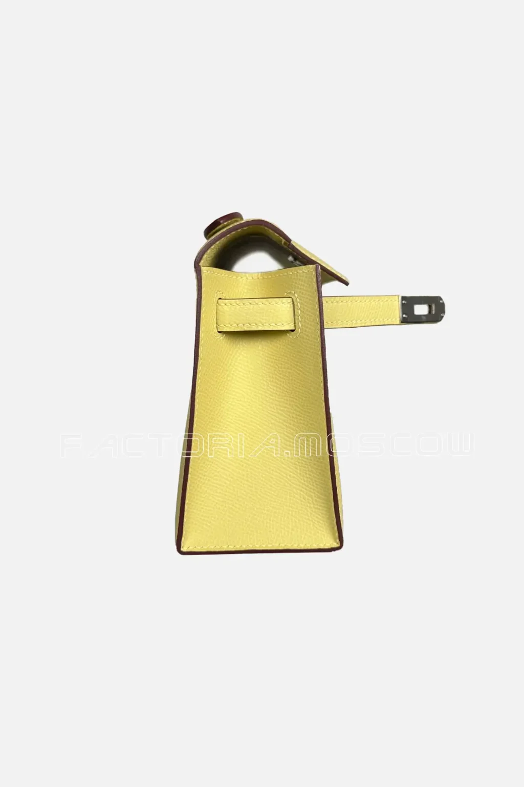 Hermes Kelly Pouchette Epsom Colour Jaune Poussin PHW