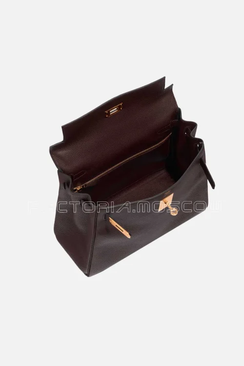 Hermès Kelly Retourne 28 Togo Colour Rouge Sellier GHW