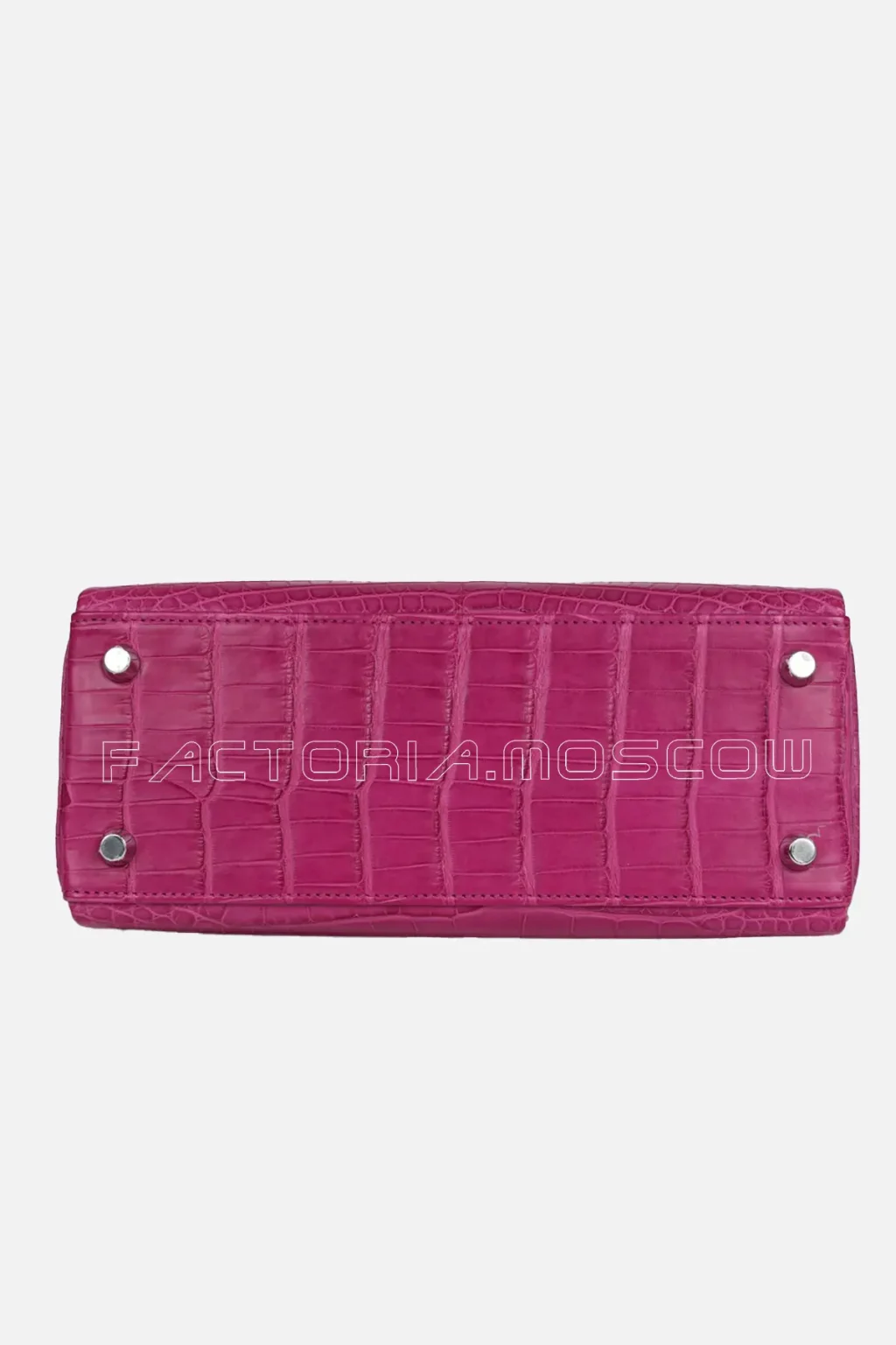 Hermès Kelly Retourne 25 Rose Sheherazade Matte Alligator PHW