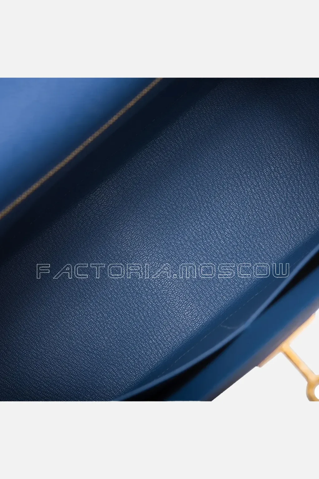 Hermes Kelly Sellier 28 Blue Brighton Epsom GHW