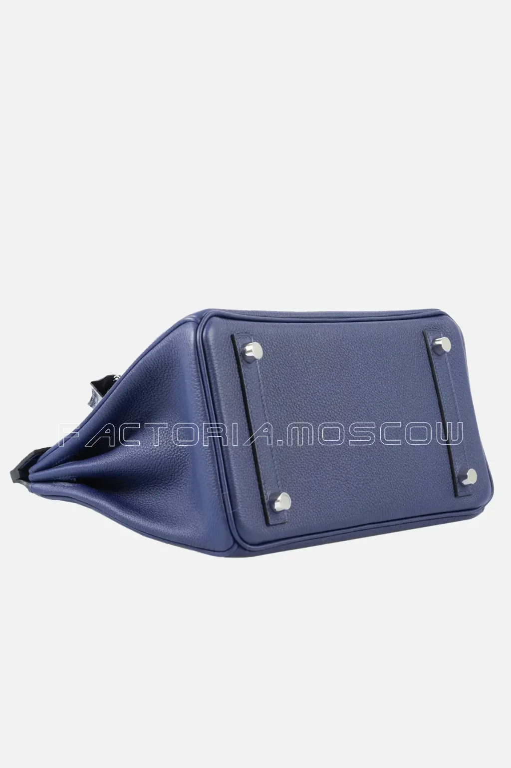 Hermes Birkin Touch 25 Blue Encre Togo & Niloticus Crocodile PHW