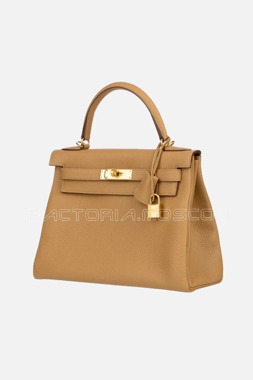 Hermes Kelly Retourne 28 Biscuit Togo Leather GHW