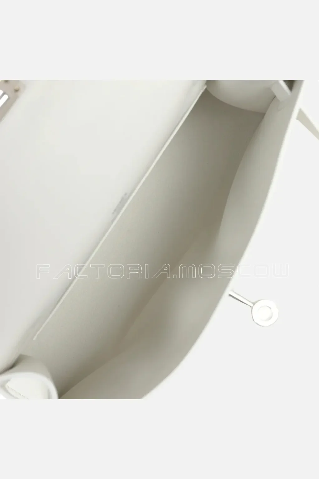 Hermès Kelly Pochette Swift Colour White PHW