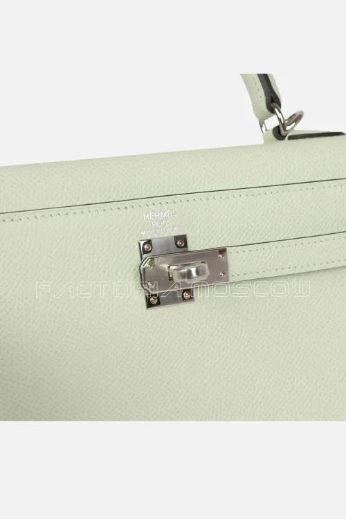 Hermès Kelly Sellier 25 Vert Fizz Epsom PHW