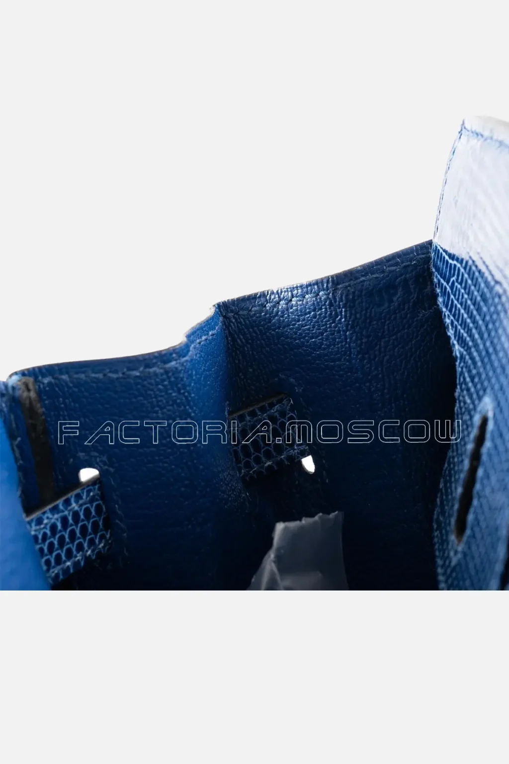 Hermès Birkin 25 Blue Sapphire Niloticus Lizard PHW