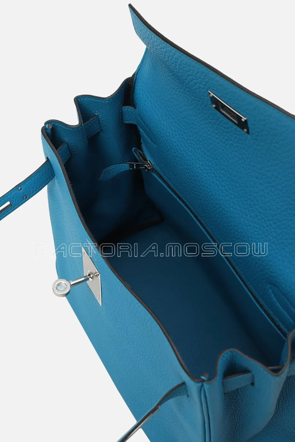 Hermes Kelly Retourne 28 Togo Colour Blue Du Nord PHW