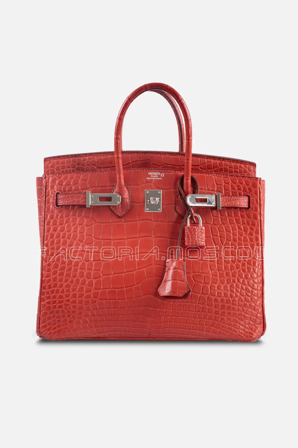 Hermès Birkin 25 Bougainville Matte Alligator PHW
