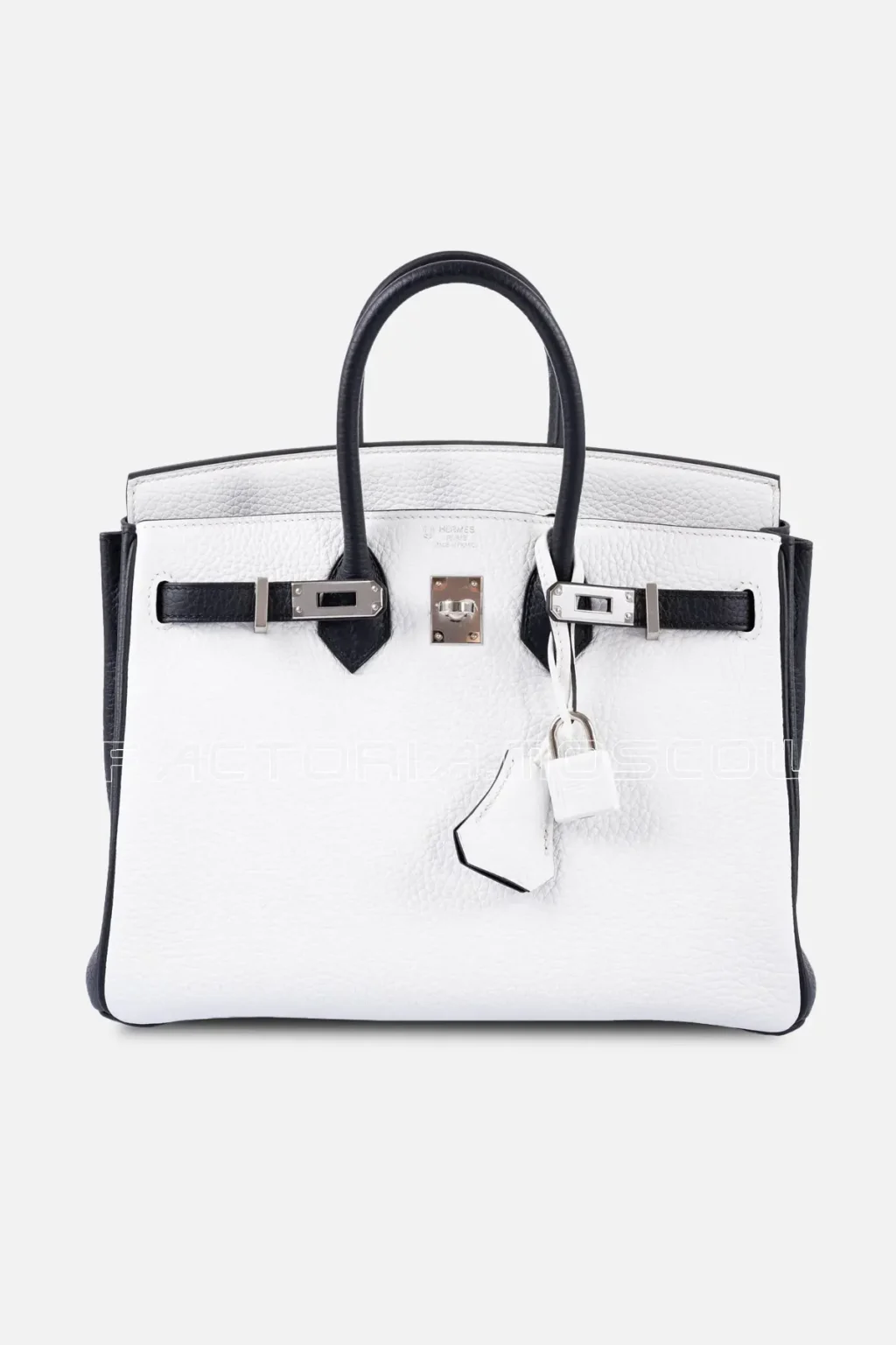 Hermes HSS Birkin 25 Black and White Togo PHW