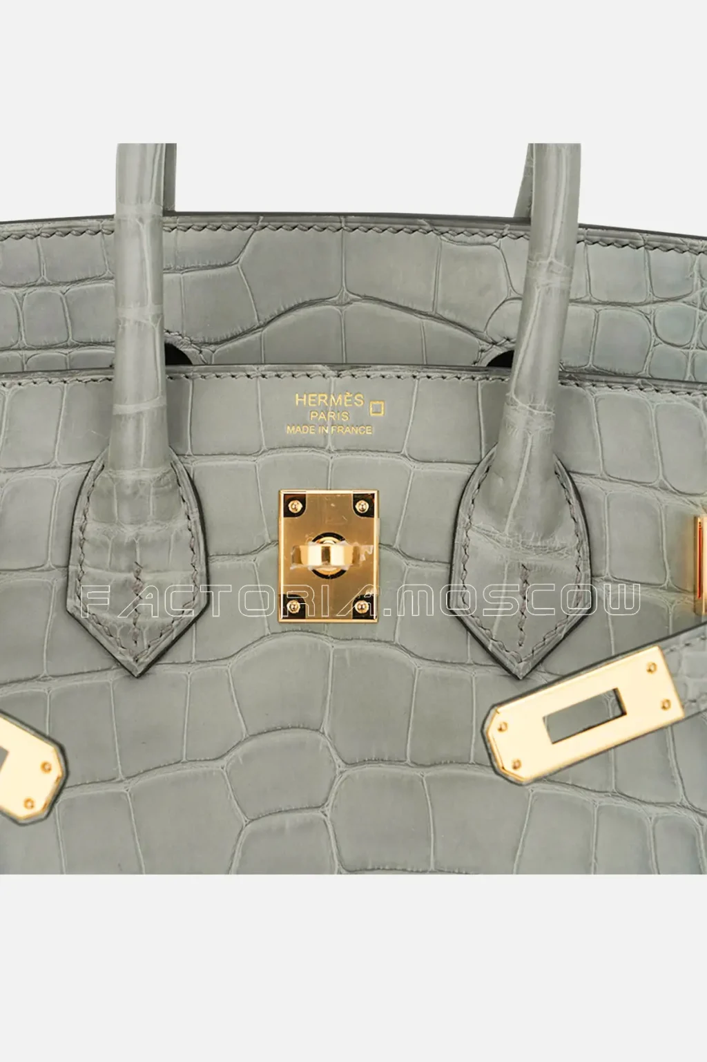 Hermes Birkin 25 Bag Colour Gris Ciment Matte Alligator GHW