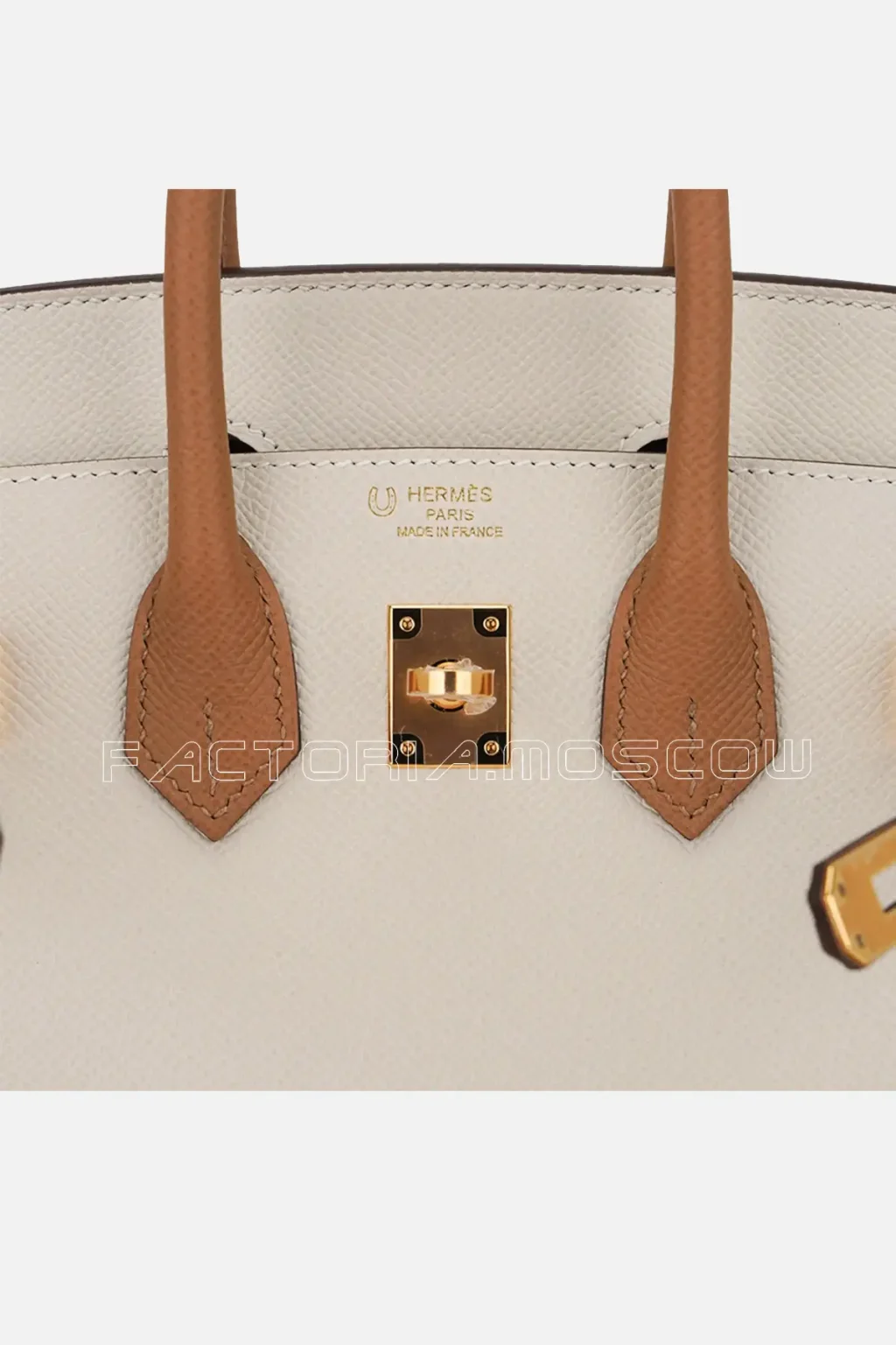 Hermes Special Order HSS Birkin 25 Sellier Craie and Sesame Epsom GHW