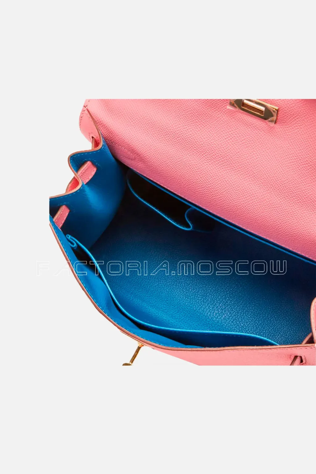 Hermès HSS Kelly Sellier 28 Epsom Rose Confetti And Mykonos GHW
