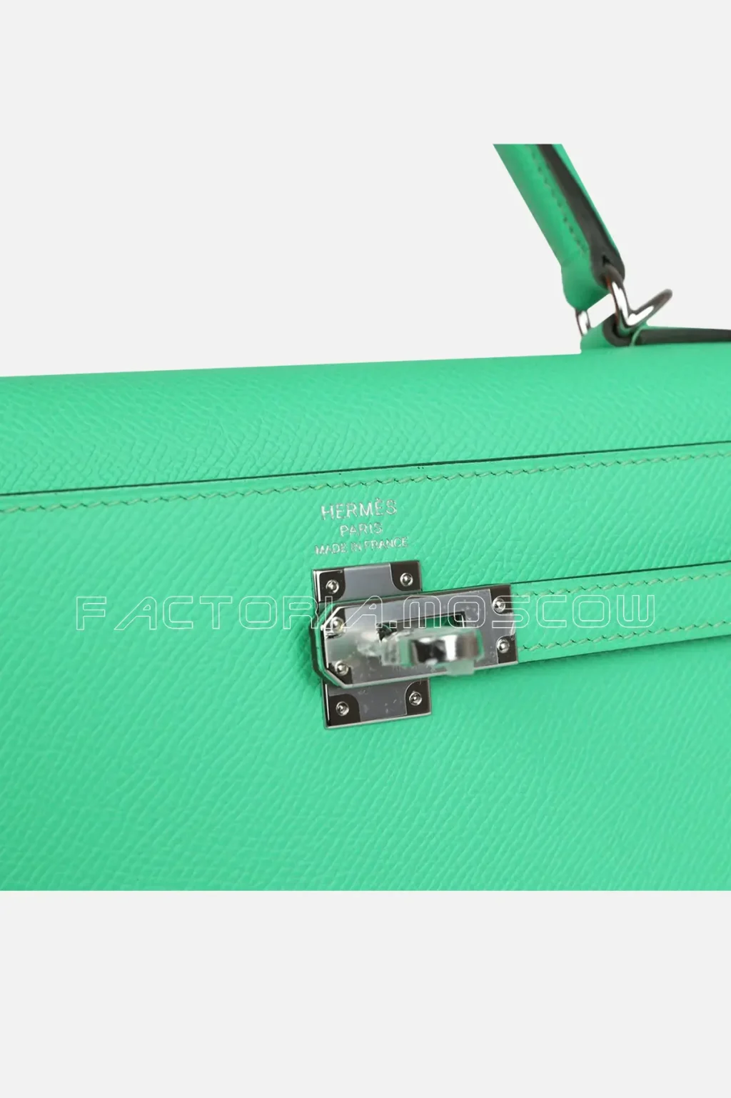 Hermès Kelly Sellier 25 Vert Comics Epsom PHW