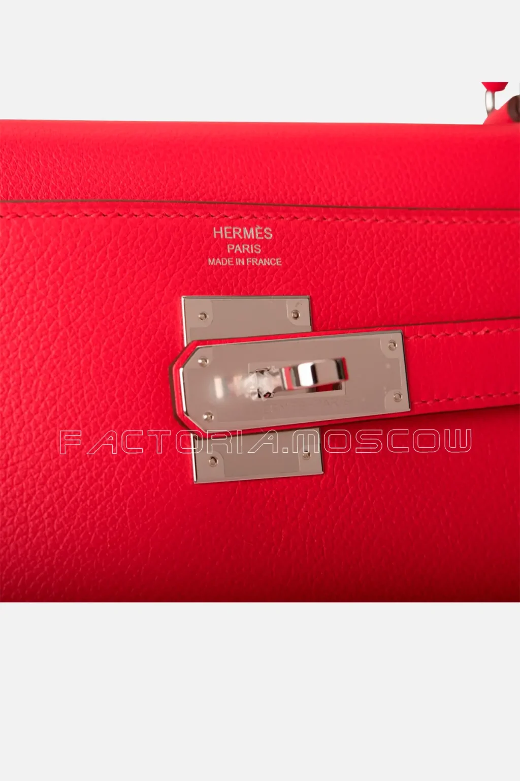 Hermès Kelly Retourne 28 Rouge De Coeur And Rouge Vif Evercolor Leather Verso PHW