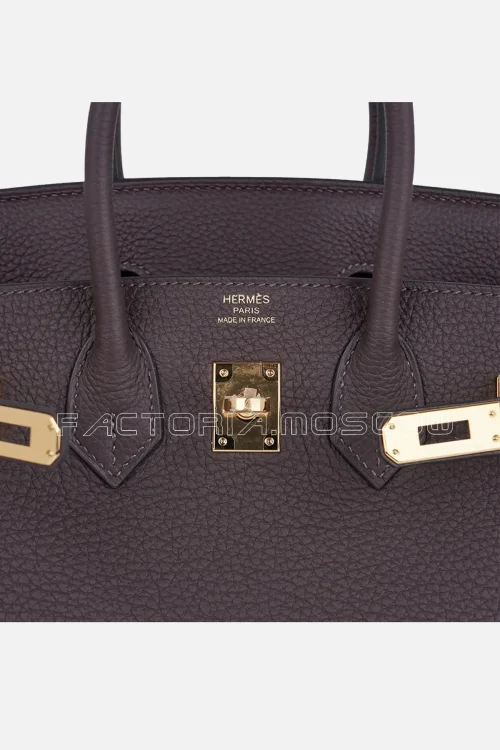 Hermes Birkin 25 Bag Colour Chocolat Togo GHW