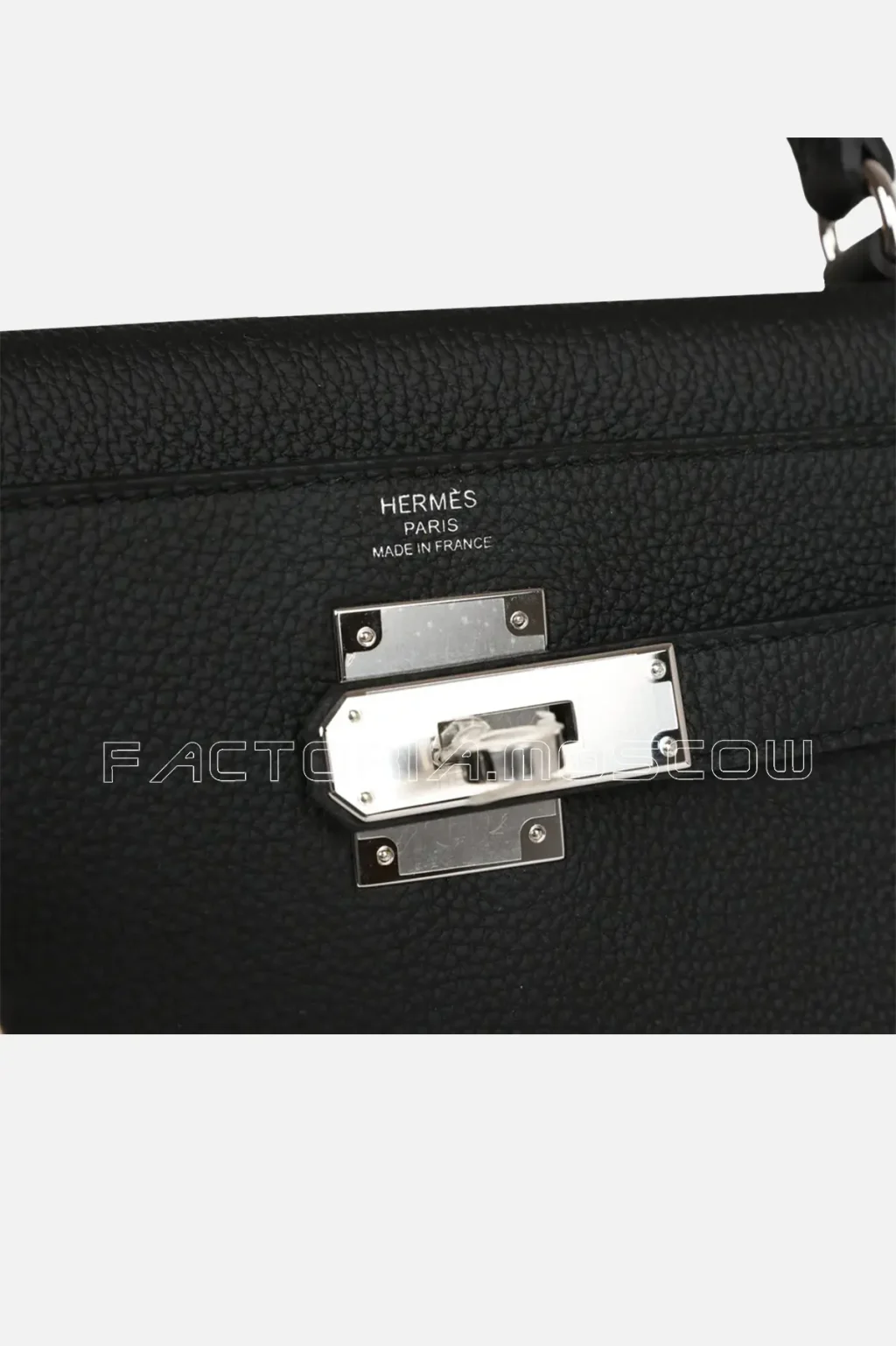 Hermès Kelly Retourne 28 Black Togo PHW