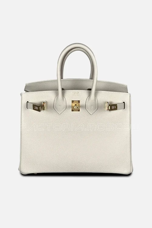 Hermes Birkin 25 Togo Colour Craie GHW