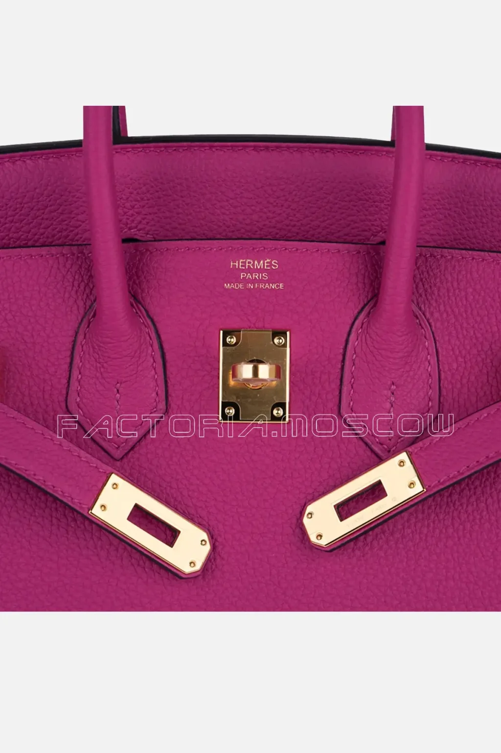 Hermes Birkin 25 Bag Rose Pourpre Togo Leather GHW
