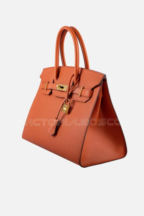 Hermes Birkin 30 Sellier Terre Battue Epsom Leather GHW