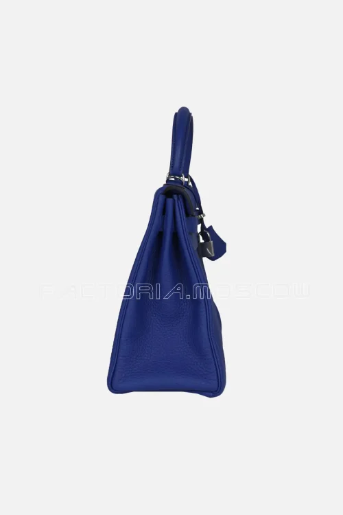 Hermès Kelly Retourne 32 Bleu France Togo PHW
