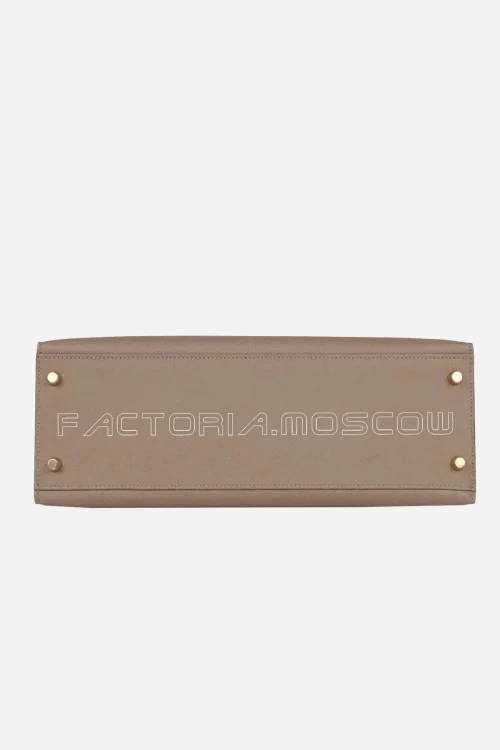 Hermès Special Order HSS Kelly Sellier 32 Gris Asphalte Verso Epsom Permabrass Hardware
