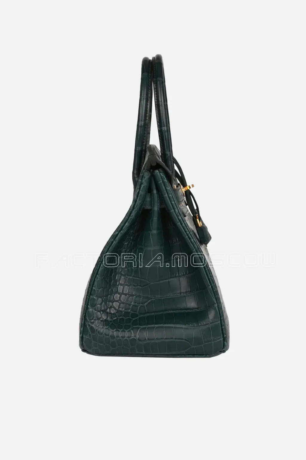 Hermès Birkin 30 Vert Fonce Matte Porosus Crocodile GHW