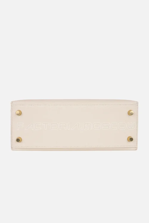 Hermes Kelly Sellier 25 Bag Craie Epsom Leather GHW