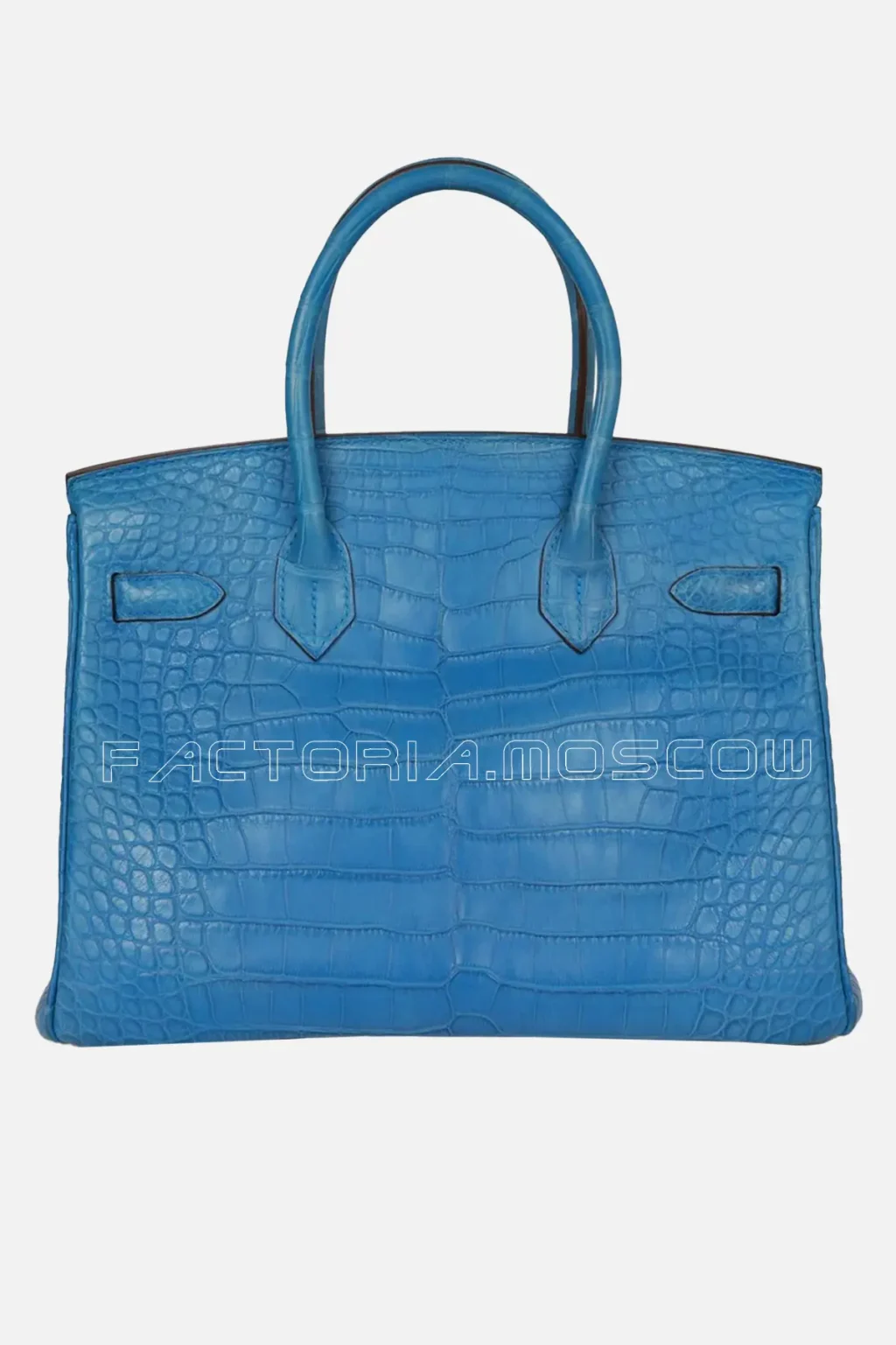 Hermès Birkin 30 Bleu Mykonos Matte Alligator PHW
