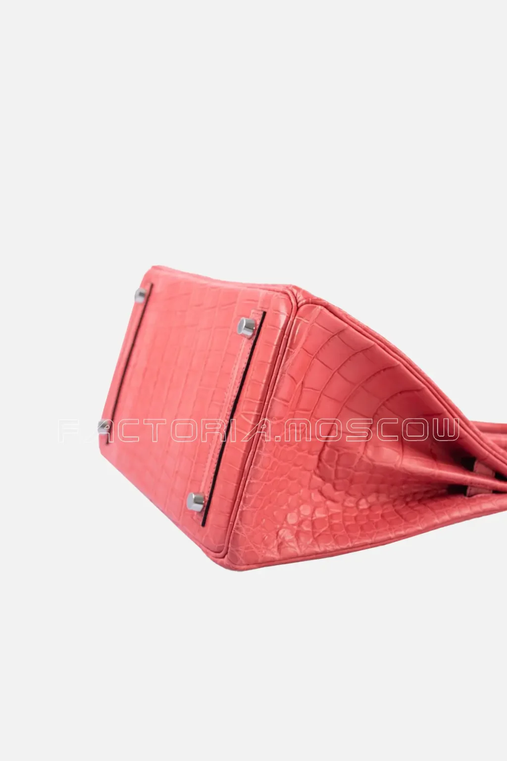 Hermes HSS Birkin 30 Bougenville Matte Alligator & Blue Marine Interior Brushed PHW