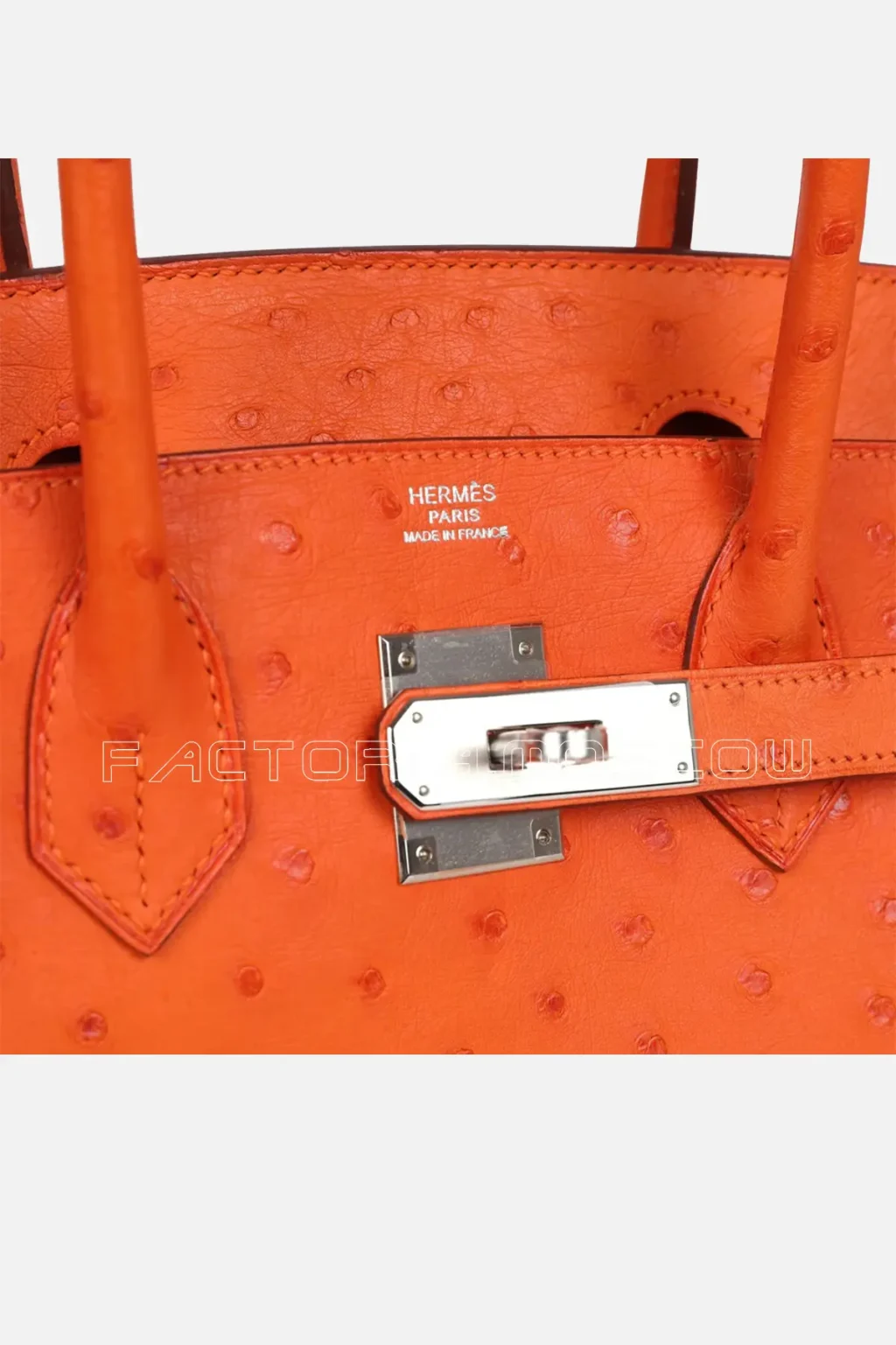 Hermès Birkin 30 Tangerine Ostrich PHW