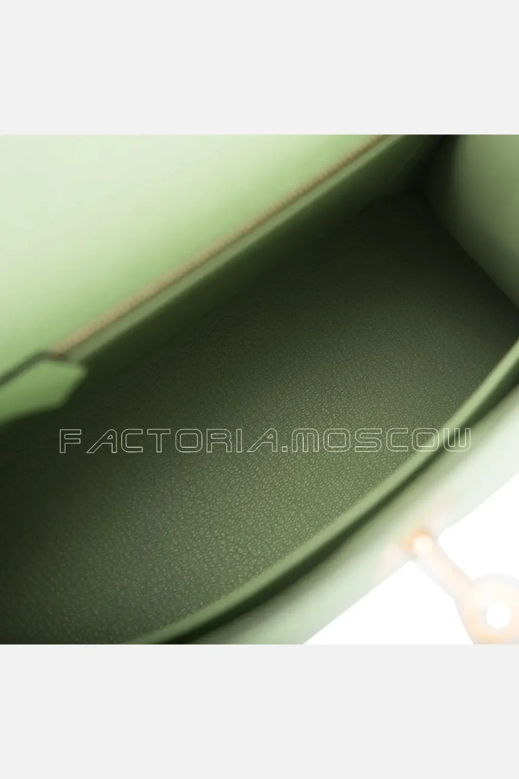 Hermes Kelly Sellier 25 Epsom Colour Vert Criquet GHW