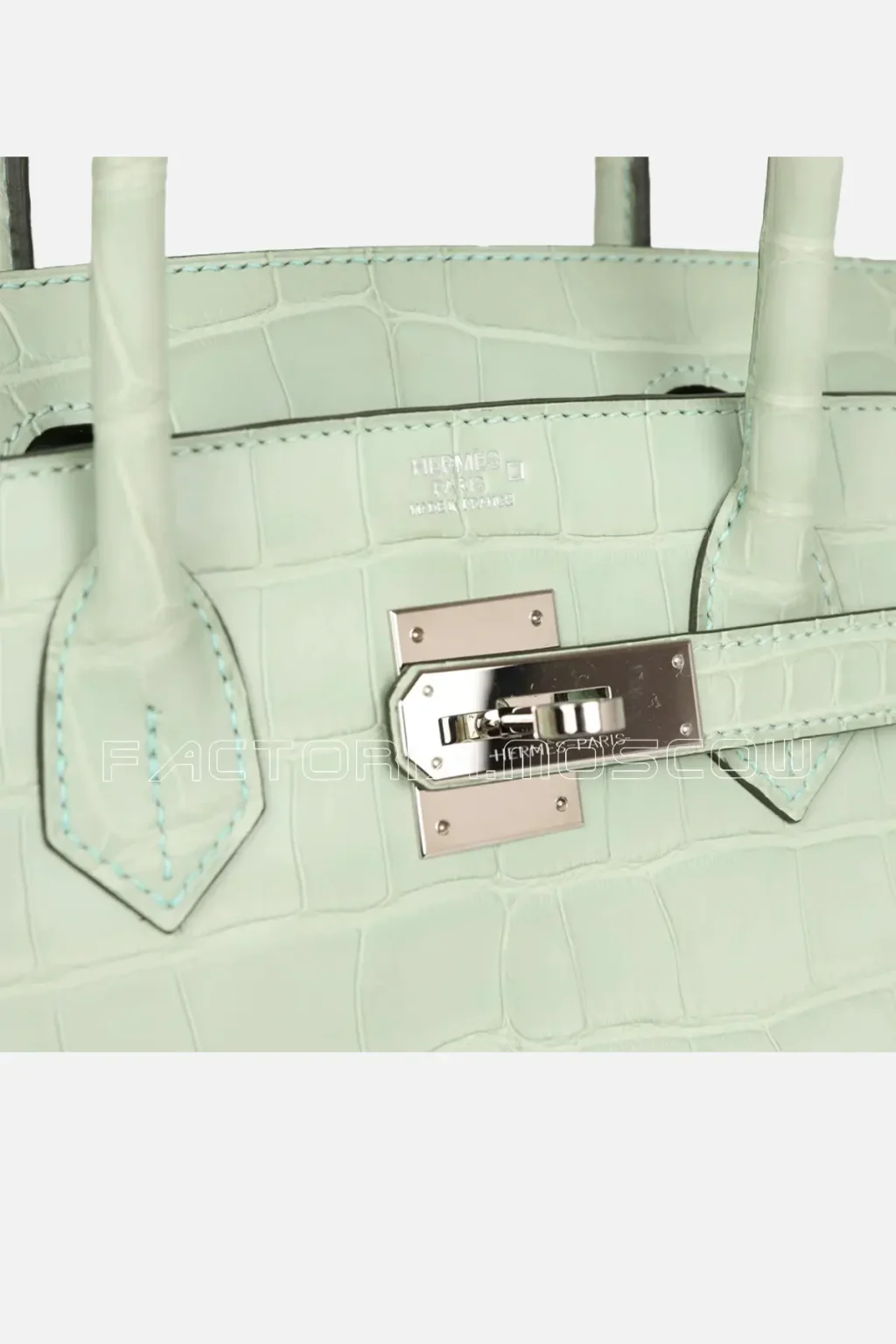 Hermès Birkin 30 Vert D'Eau Matte Alligator PHW