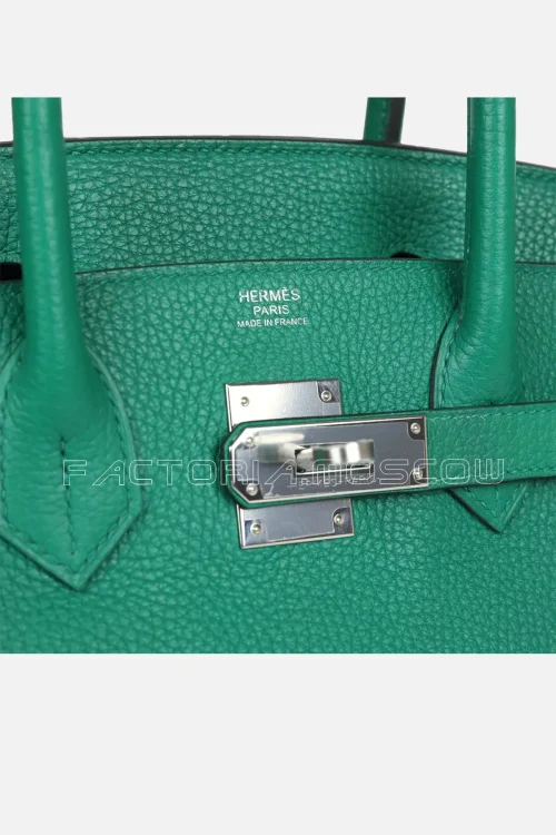 Hermès Birkin 30 Vert Vertigo Clemence PHW