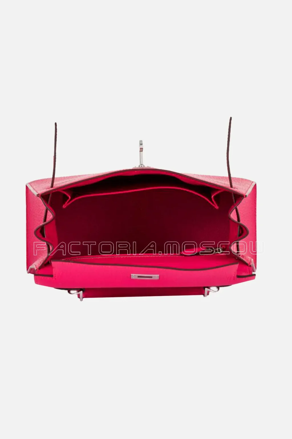 Hermès Kelly Sellier 25 Chèvre Mysore Colour Rose Tyrien PHW