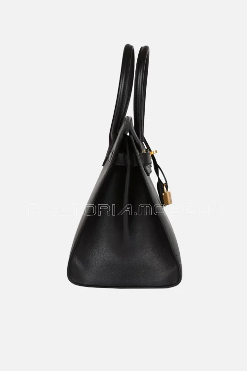 Hermès Birkin Sellier 30 Black Veau Madame GHW