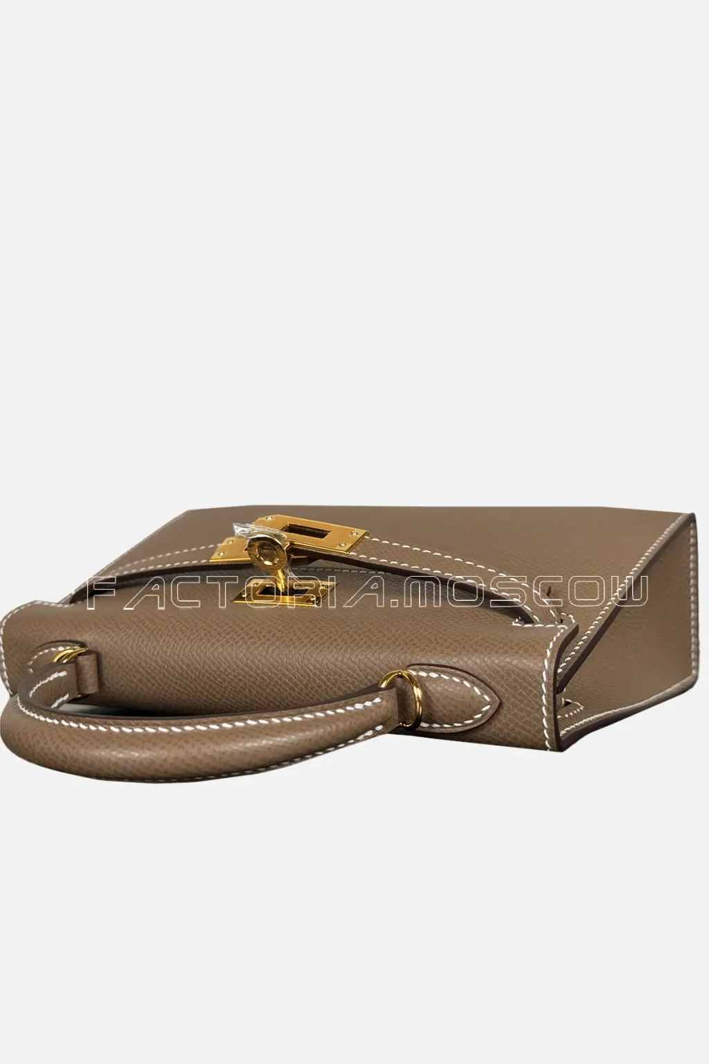 Hermes Kelly Mini 20 Epsom Colour Etoupe Hardware GHW