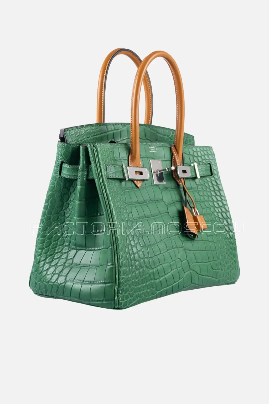Hermes Birkin 30 Cactus Matte Alligator Naturel Sable Matte Veau Butler PHW