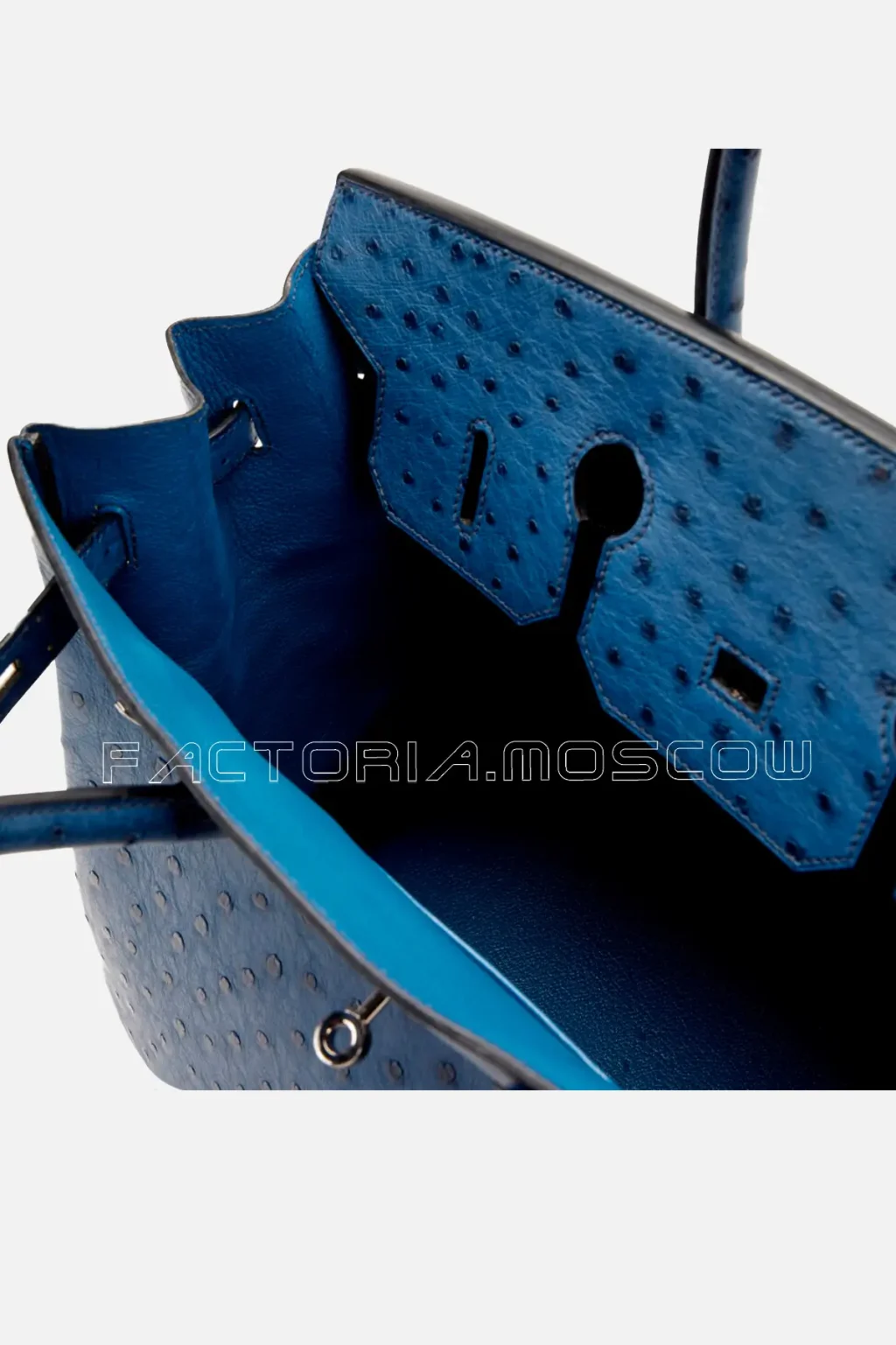 Hermès Birkin 35 Ostrich Colour Bleu Roi PHW